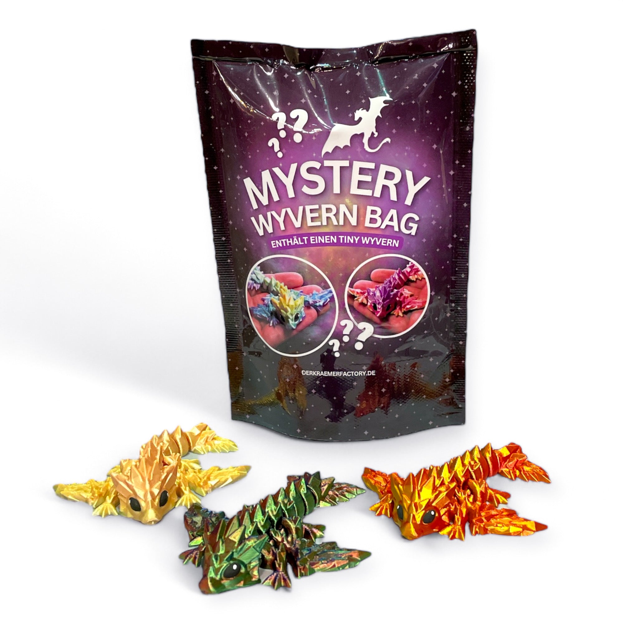Mystery Wyvern Bag | beweglicher Baby Drache | Tiny Wyvern