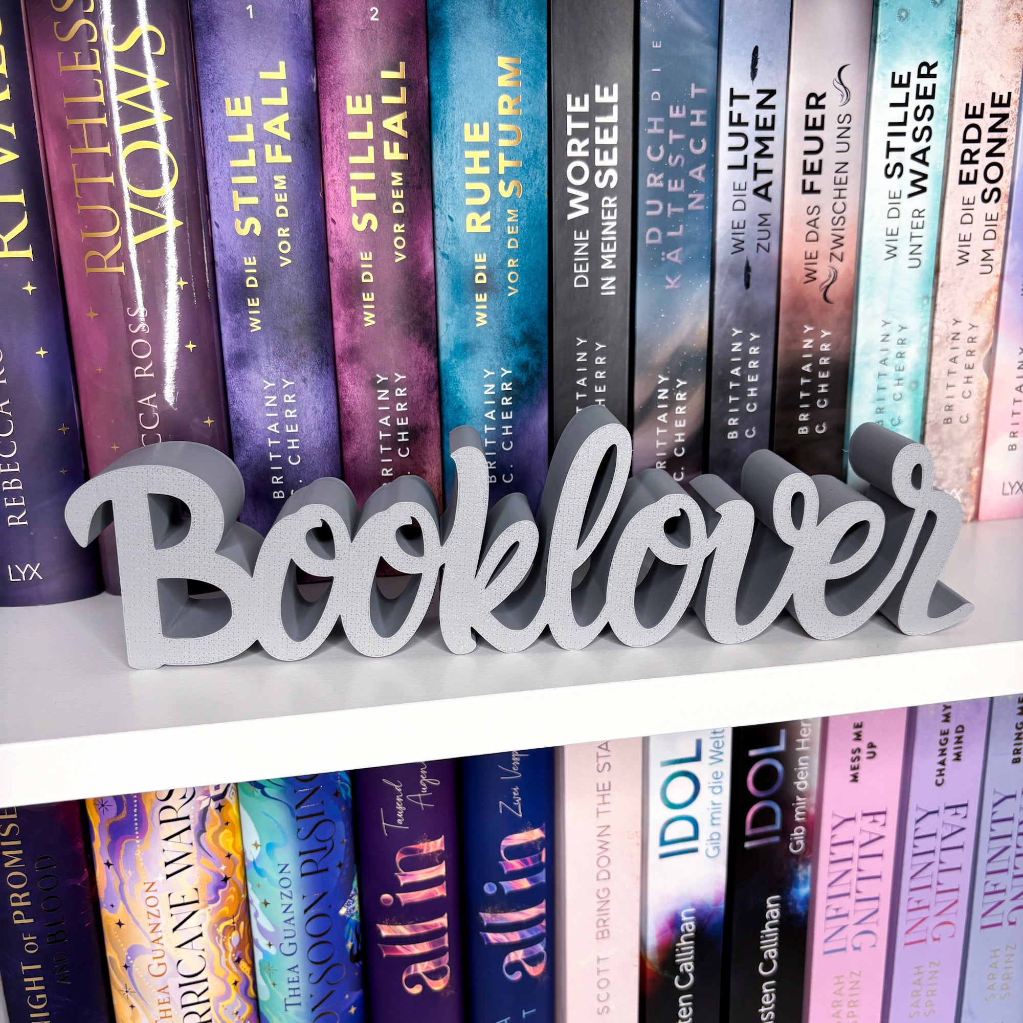 "Booklover" Buch-Aufsteller | Bücherregal Dekoration