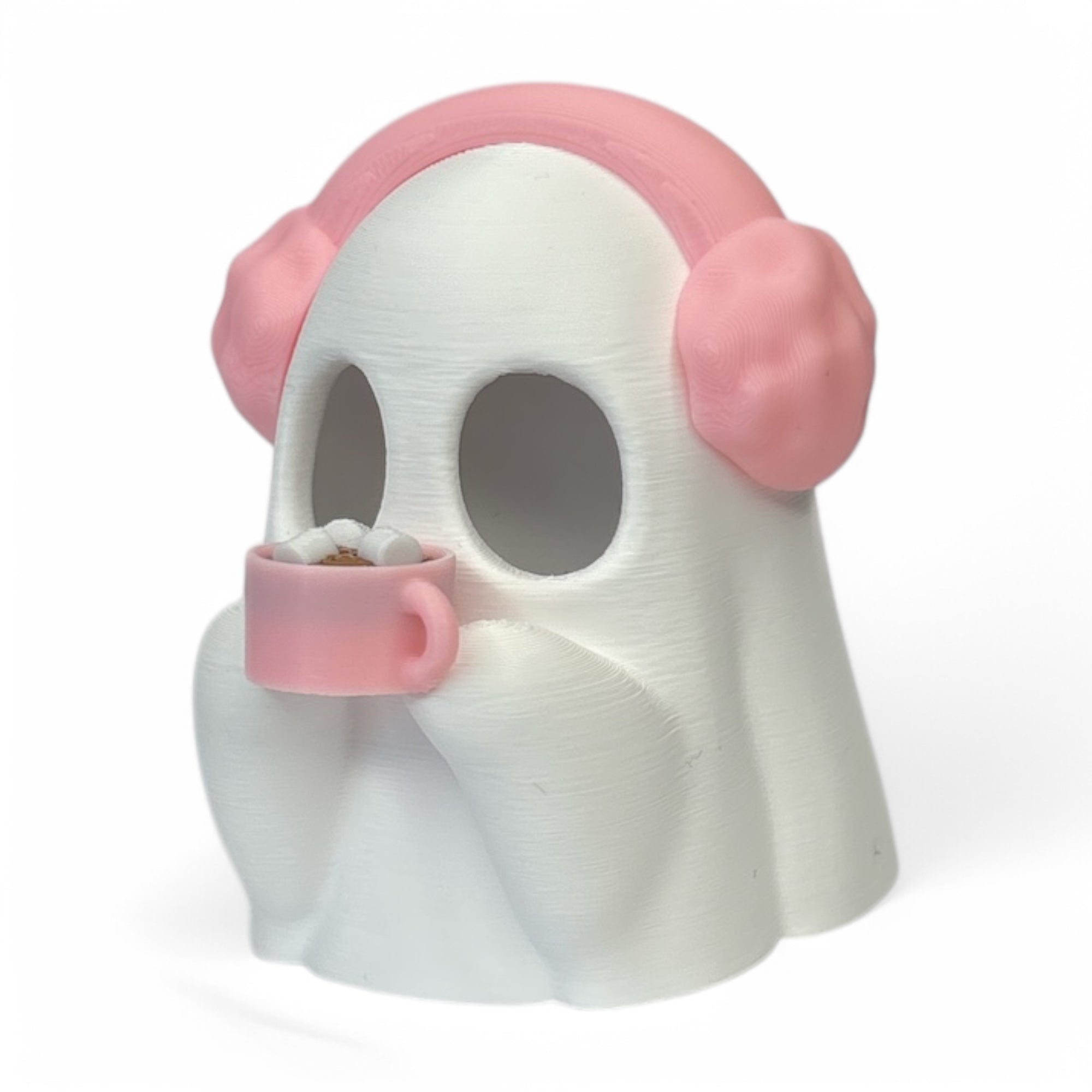 LED-Geist mit Kakao und Ohrenwärmer | Kakaogeist | passend für LED-Teelicht