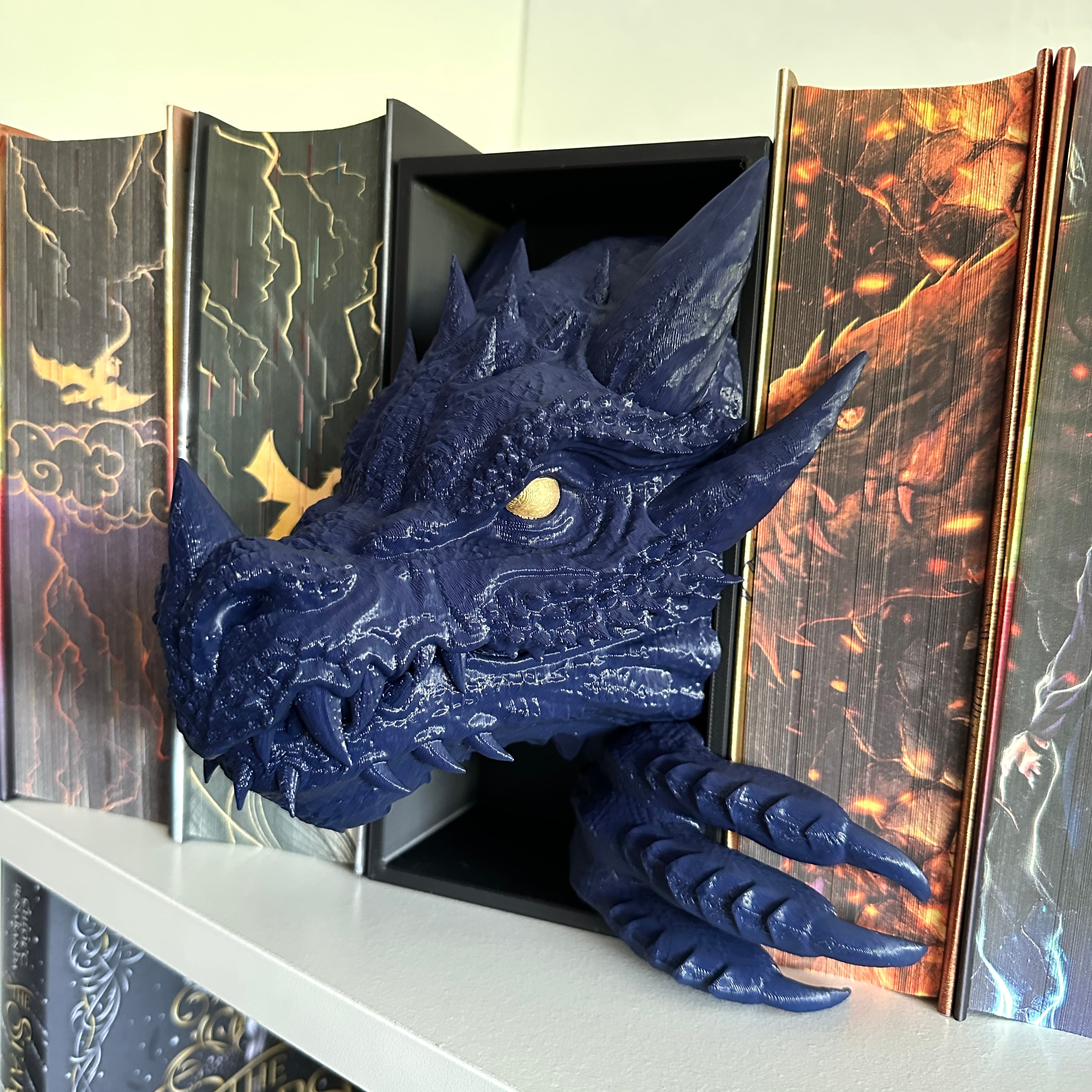 Drache 3D Book Nook Buchstütze 20cm