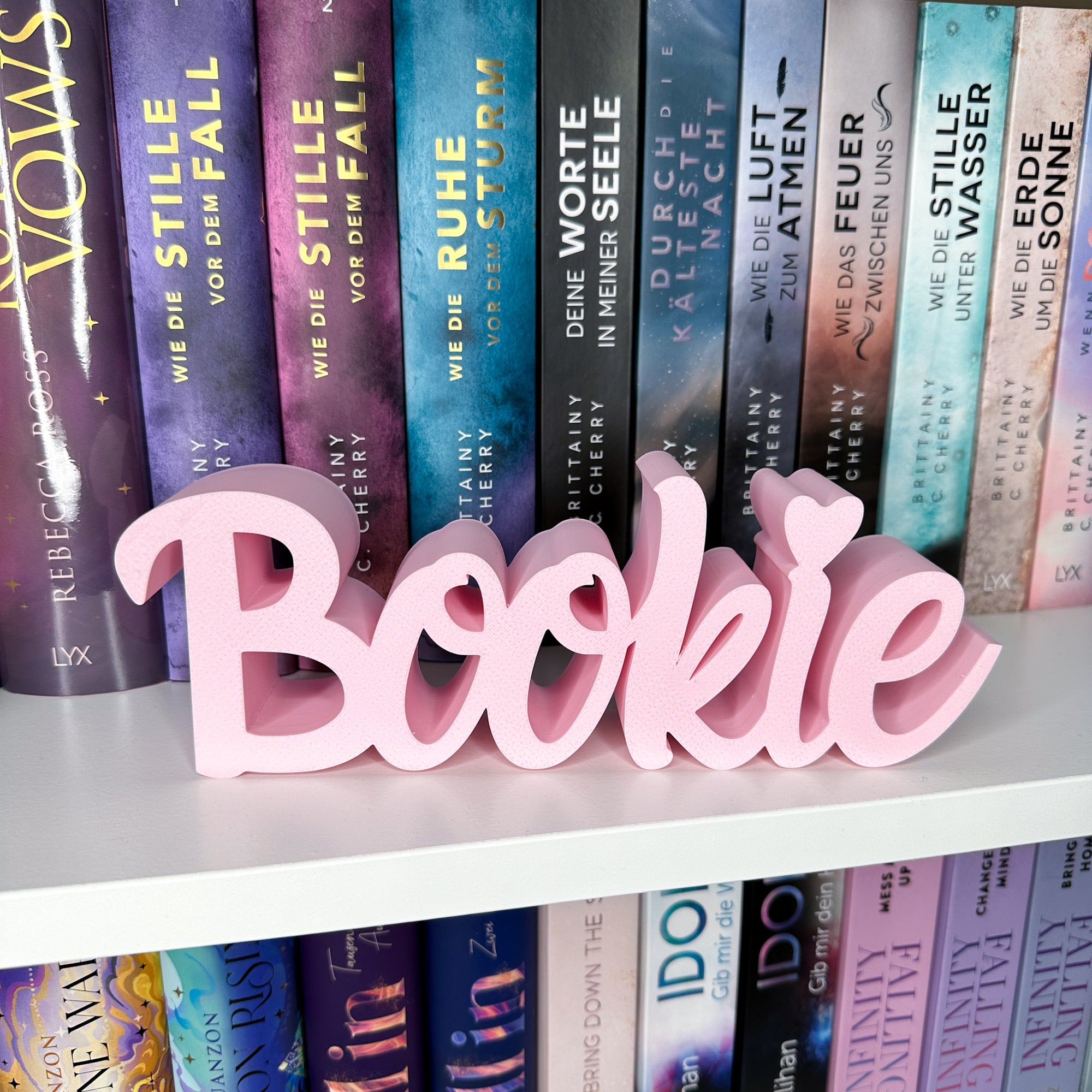 "Bookie" (Herz) Buch-Aufsteller | Bücherregal Dekoration
