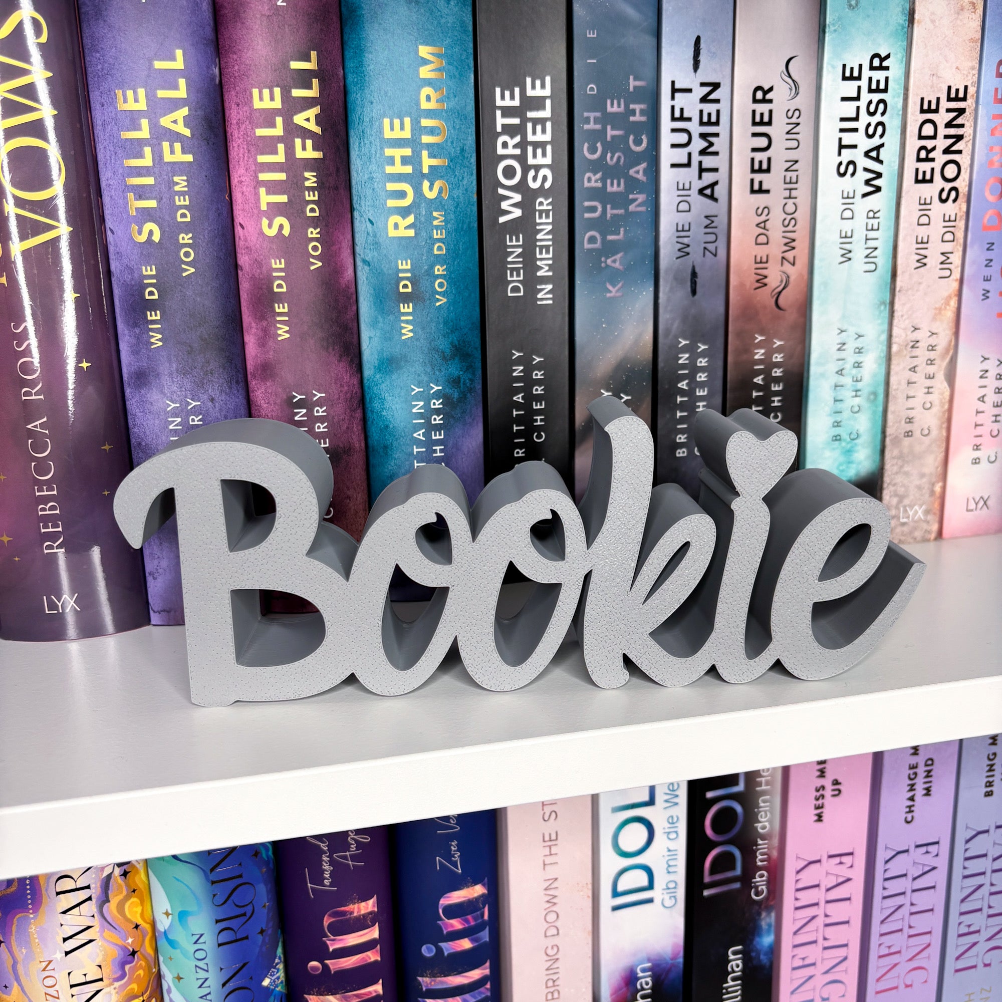 "Bookie" (Herz) Buch-Aufsteller | Bücherregal Dekoration