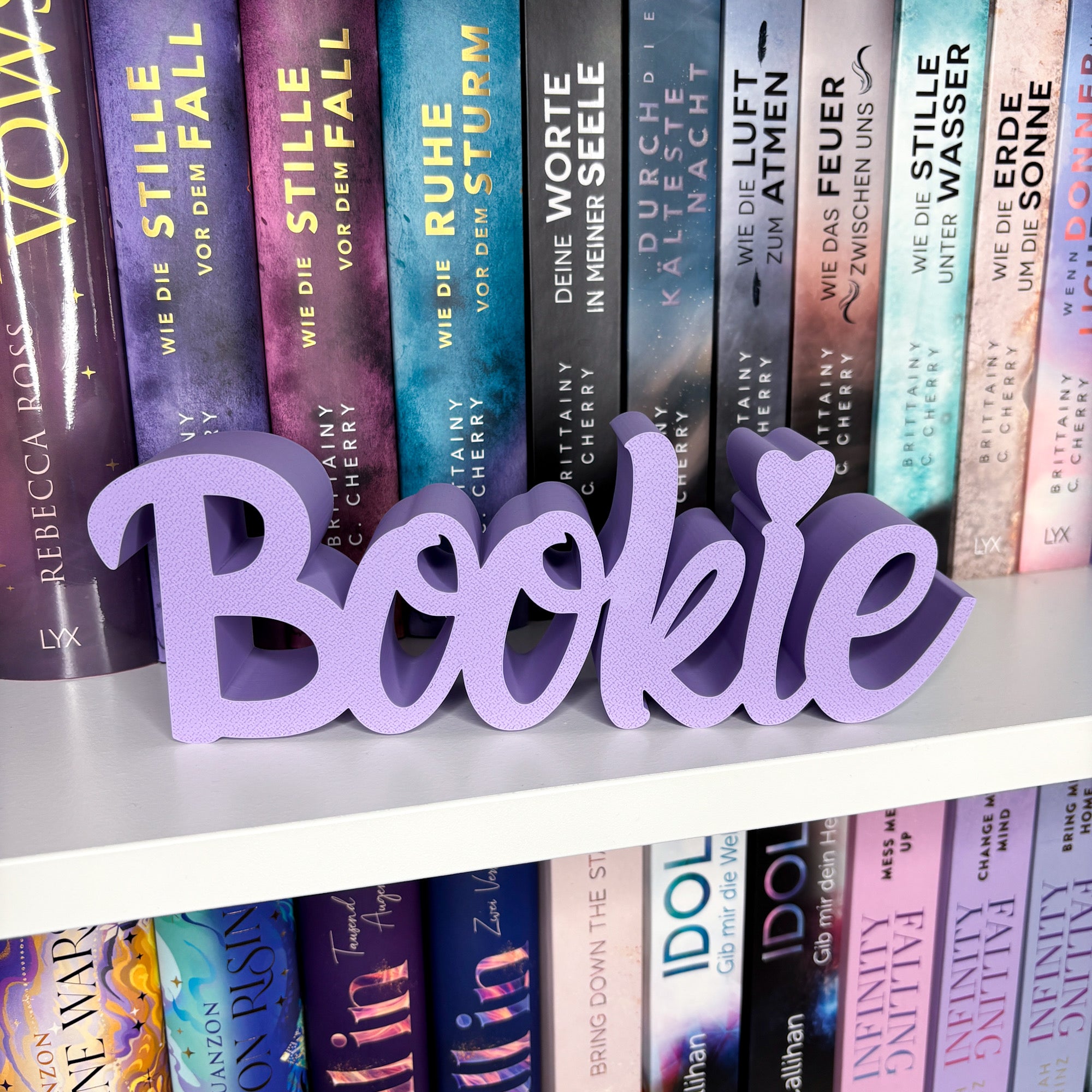"Bookie" (Herz) Buch-Aufsteller | Bücherregal Dekoration