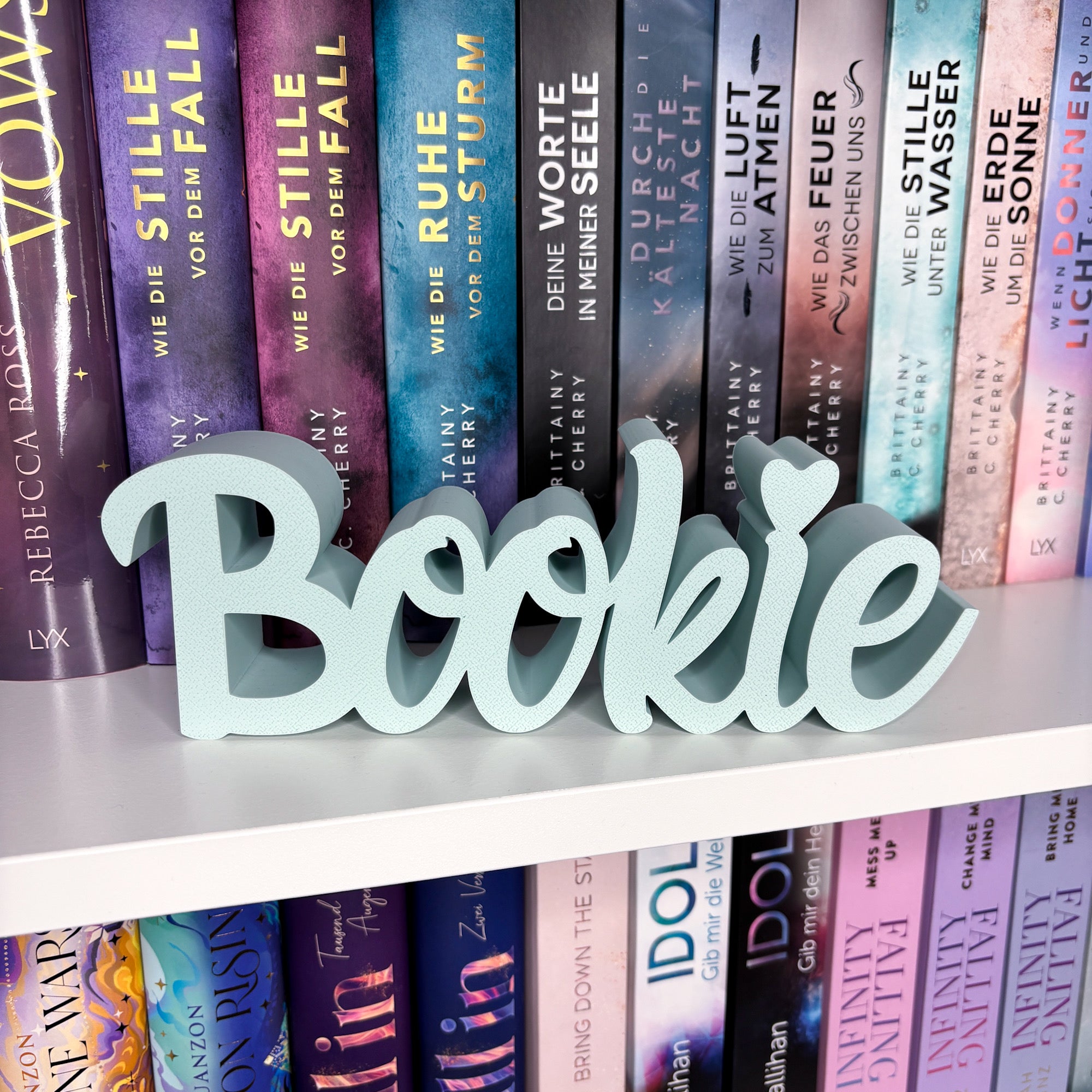 "Bookie" (Herz) Buch-Aufsteller | Bücherregal Dekoration