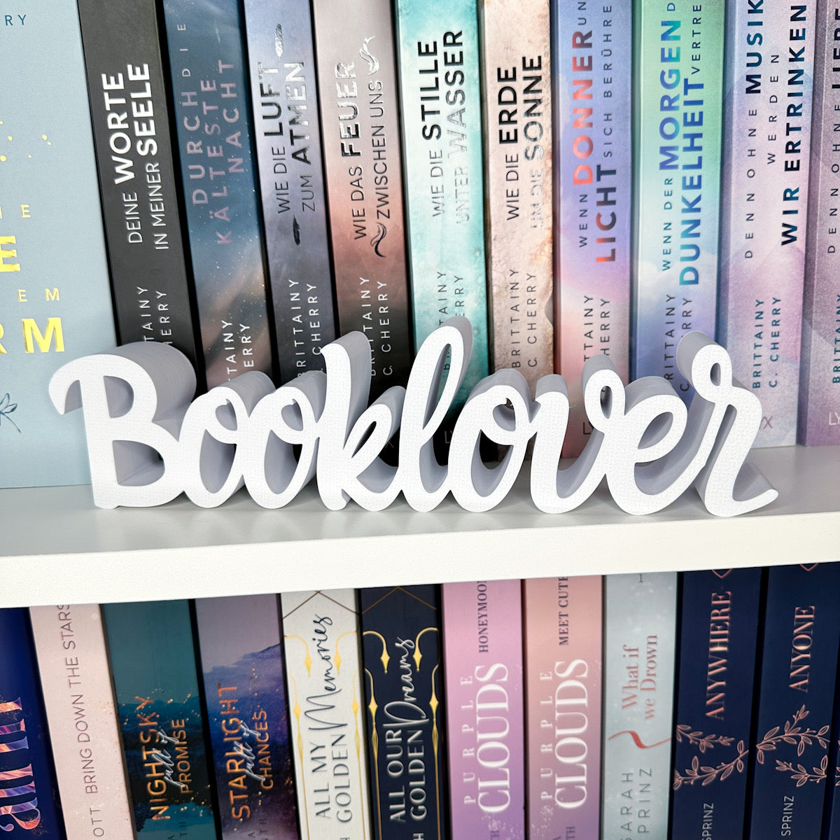 "Booklover" Buch-Aufsteller | Bücherregal Dekoration