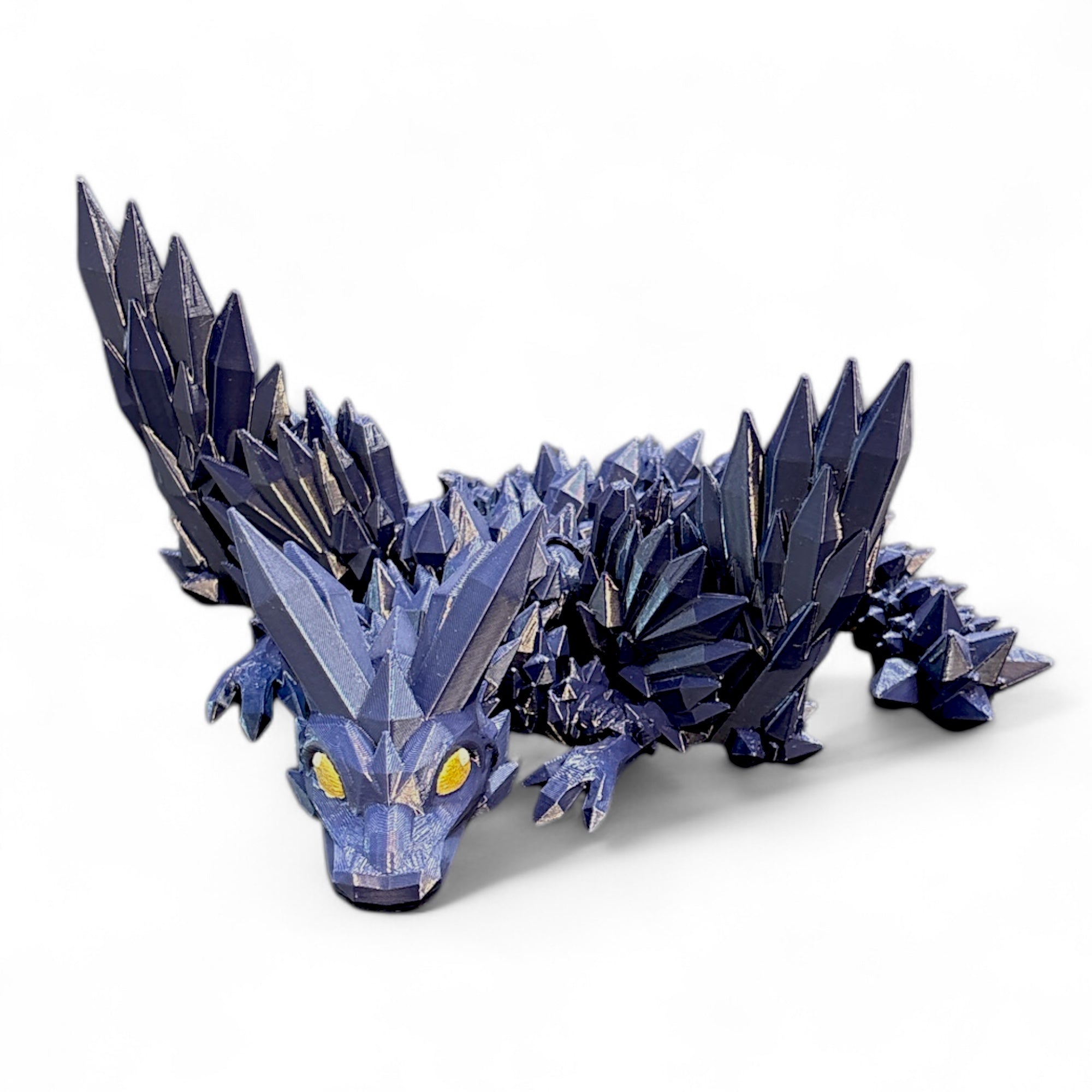 Crystal Wing Drache 3D Figur blau (beweglich) | Bookmerch