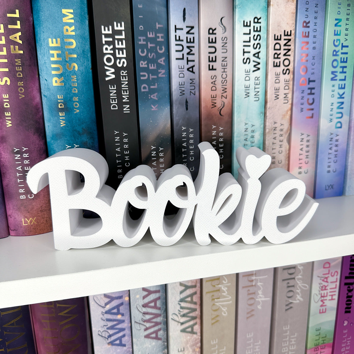 "Bookie" (Herz) Buch-Aufsteller | Bücherregal Dekoration