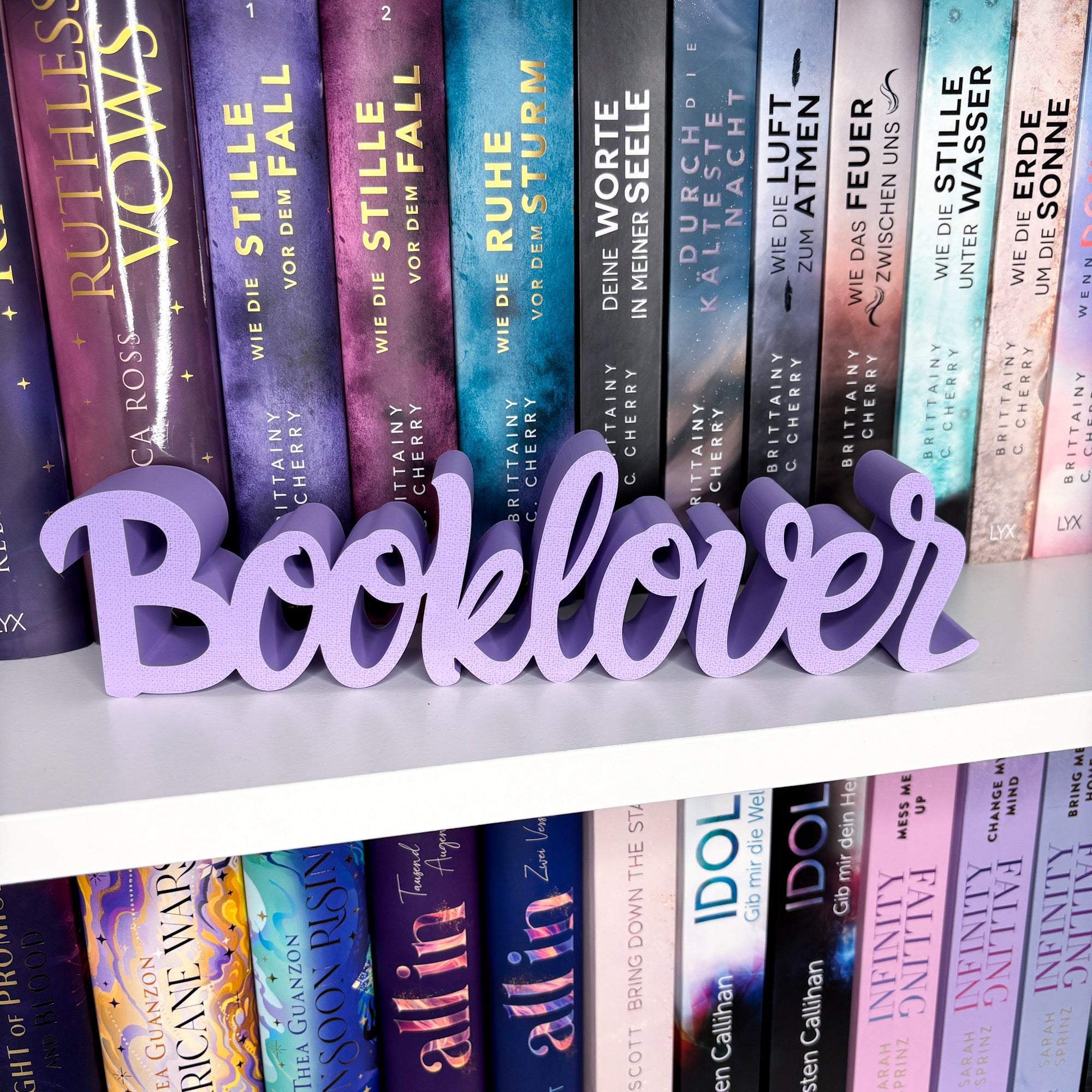 "Booklover" Buch-Aufsteller | Bücherregal Dekoration