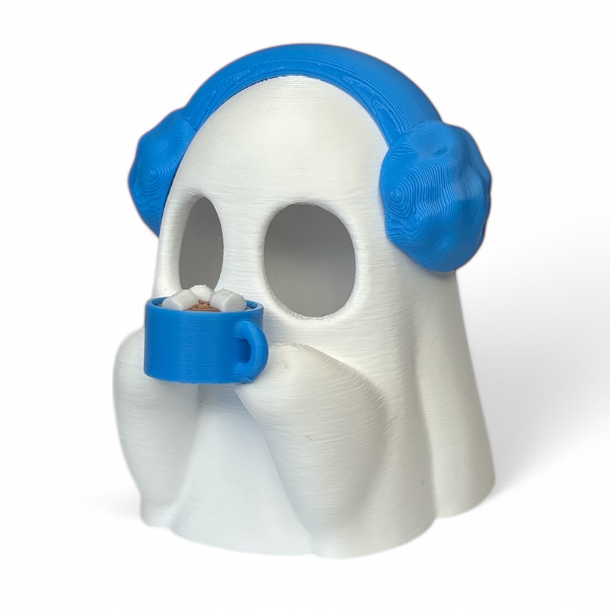 LED-Geist mit Kakao und Ohrenwärmer | Kakaogeist | passend für LED-Teelicht