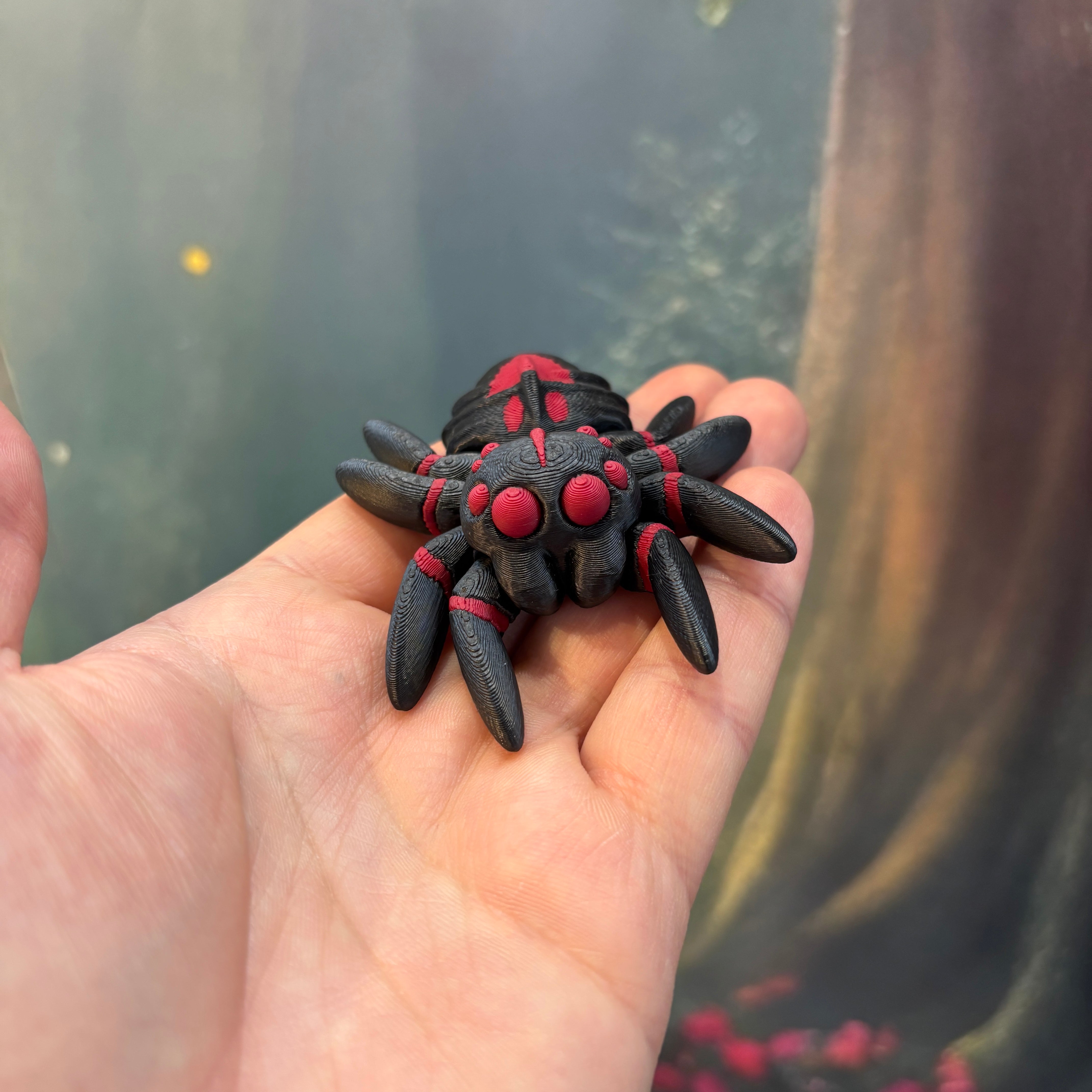 Tiny Spinne 3D Figur (beweglich) - 3DPrintZoo