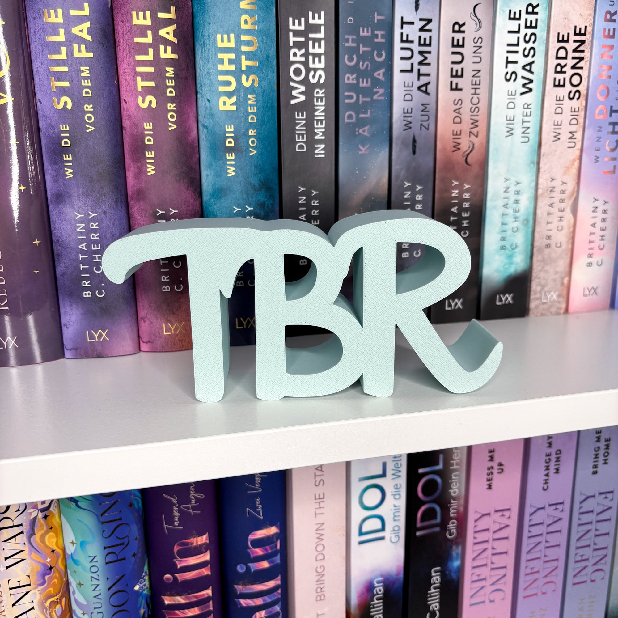 "TBR" Buch-Aufsteller | Bücherregal Dekoration