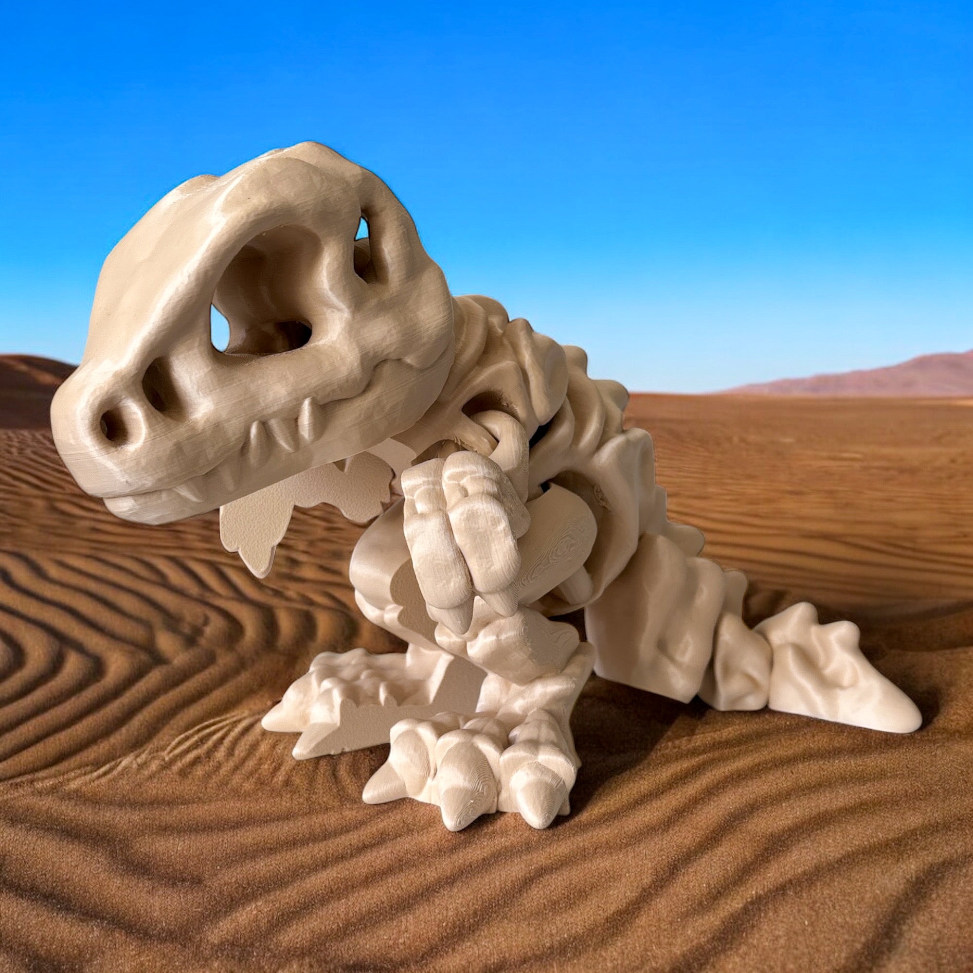 XL Skelett T-Rex 3D Figur (beweglich) - 3DPrintZoo