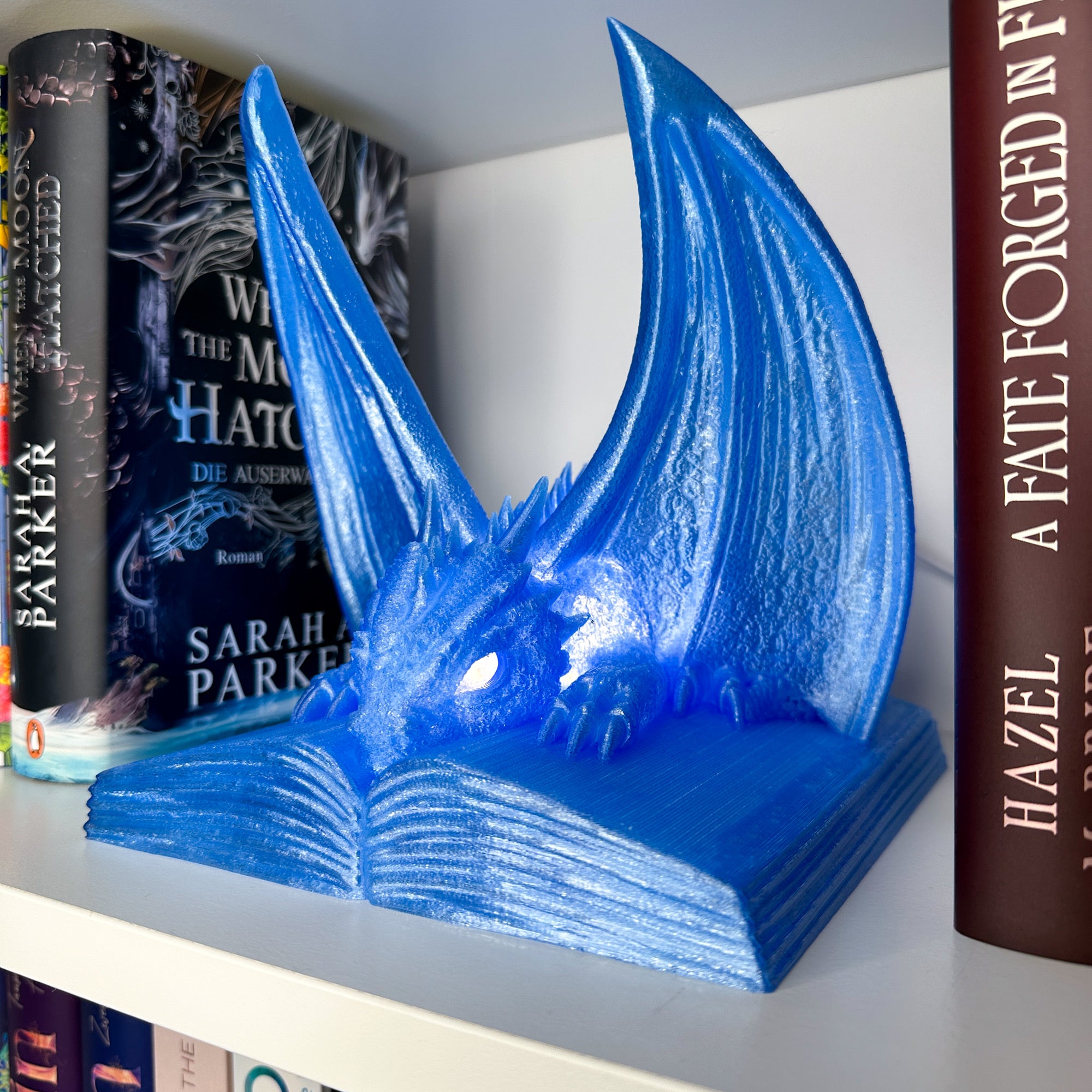 LED Drachenlampe | Nachtlicht | Bücherregal Deko