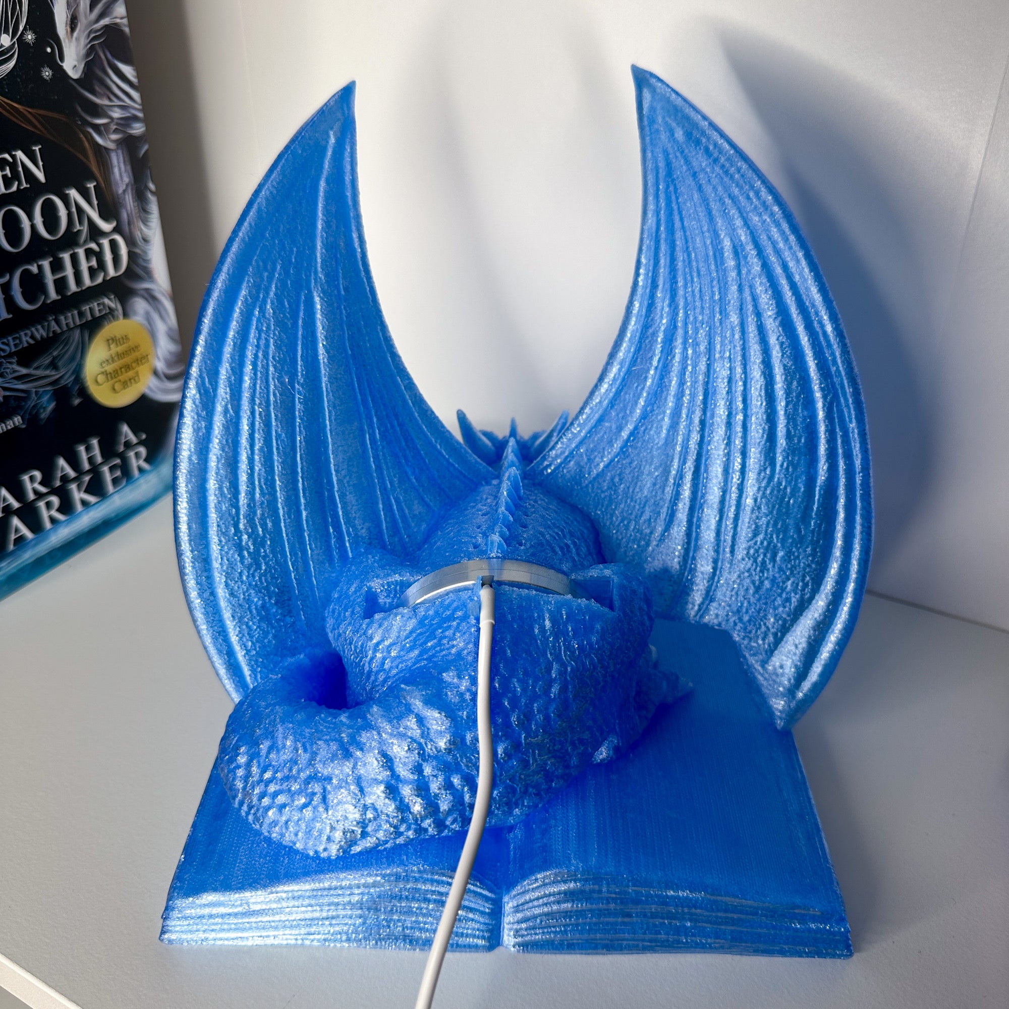 LED Drachenlampe | Nachtlicht | Bücherregal Deko