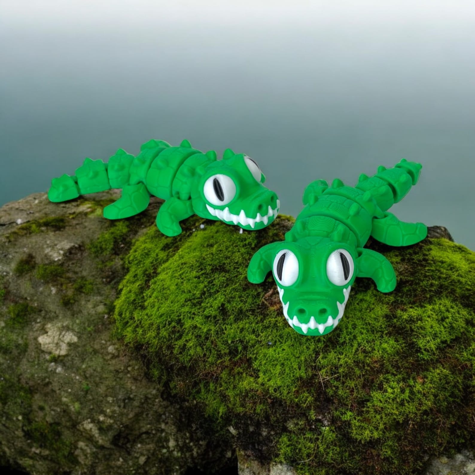 Tiny Krokodil 3D Figur (beweglich) - 3DPrintZoo