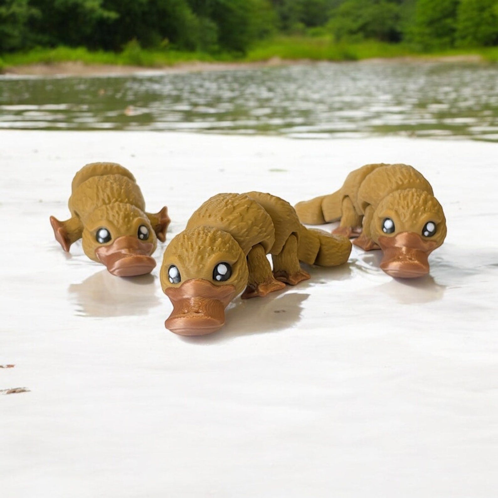 Tiny Schnabeltier 3D Figur (beweglich) - 3DPrintZoo