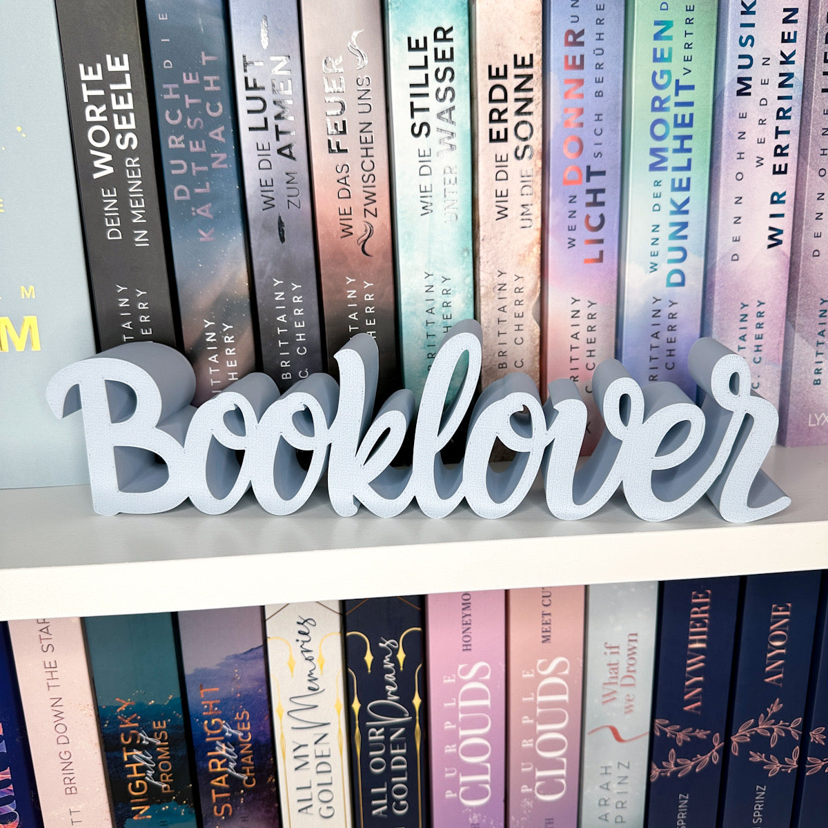 "Booklover" Buch-Aufsteller | Bücherregal Dekoration