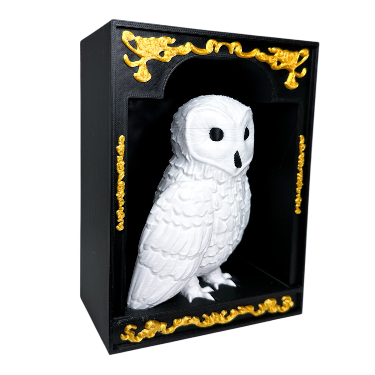 Schneeeule 3D Book Nook Buchstütze 17,5 cm