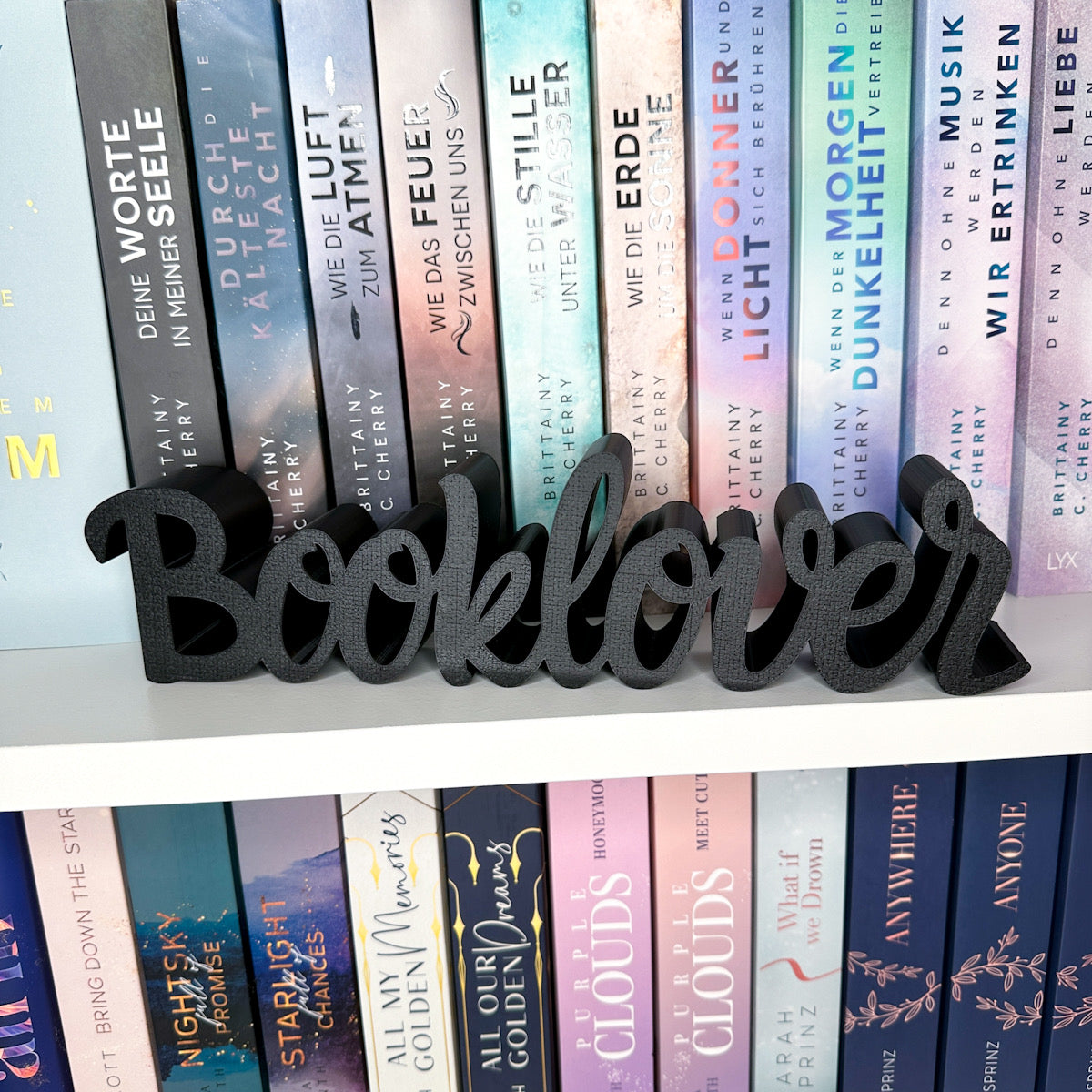 "Booklover" Buch-Aufsteller | Bücherregal Dekoration
