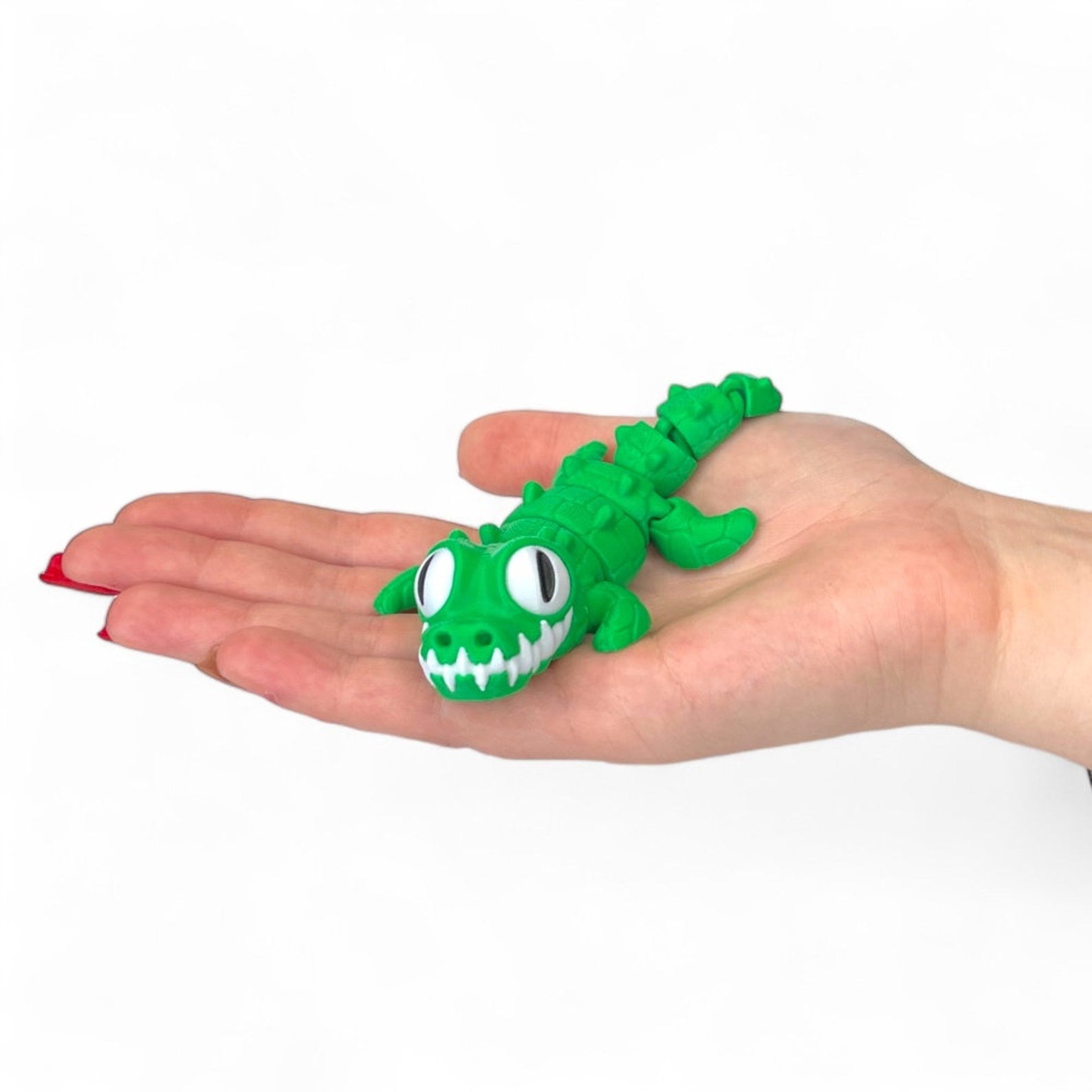 Tiny Krokodil 3D Figur (beweglich) - 3DPrintZoo